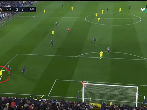 Nadie entiende qué acaba de pasar: Villareal le empató al Barcelona con un gol rarísimo