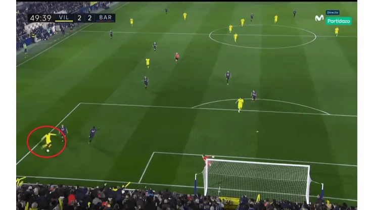 Nadie entiende qué acaba de pasar: Villareal le empató al Barcelona con un gol rarísimo