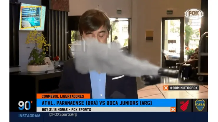 Foto de Marcelo Benedetto, periodista de Fox Sports.