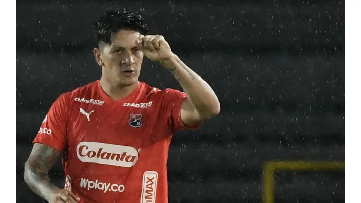 Germán Cano en Independiente Medellín.