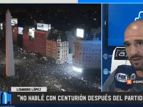 Licha López dejó en claro su postura acerca de la presencia de Centurión en los festejos de Racing