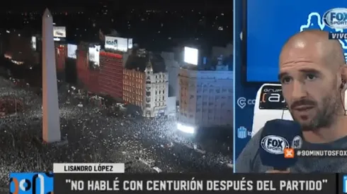 Licha López dejó en claro su postura acerca de la presencia de Centurión en los festejos de Racing