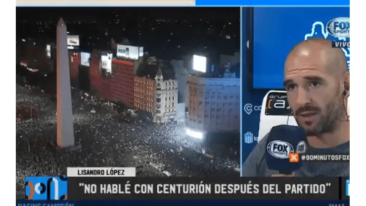 Licha López dejó en claro su postura acerca de la presencia de Centurión en los festejos de Racing