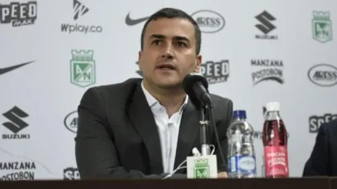 Juan David Pérez, presidente de Atlético Nacional.