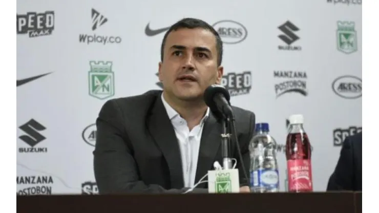 Juan David Pérez, presidente de Atlético Nacional.