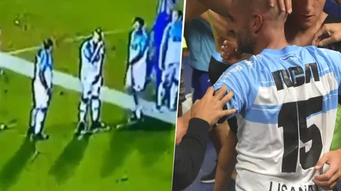 Foto captura del momento más emotivo.