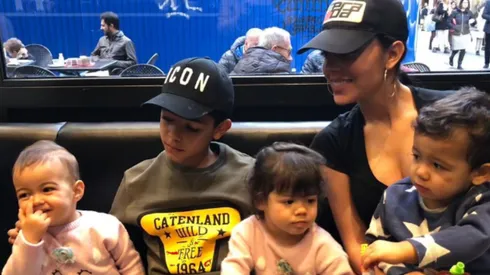 Georgina Rodríguez filmó el primer "te amo" de Eva, su hija con Cristiano