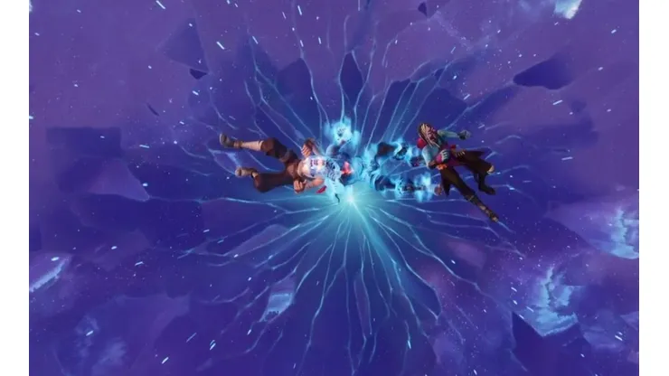 Jugadores descubren la Galaxia de Fortnite usando las grietas ¡Es hermosa!
