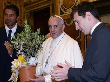 Al Papa Francisco le preguntaron por Messi y lo bajó del cielo