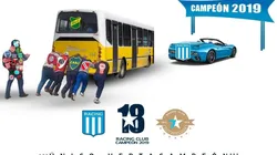 Racing está festejando a lo grande.