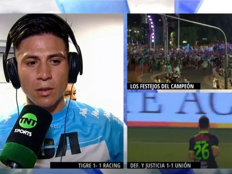 Cristaldo dijo que le hubiese gustado que esté Centurión y contó lo que hablaron antes del partido de Racing