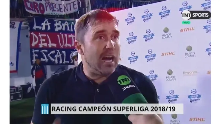 La emoción de Coudet.