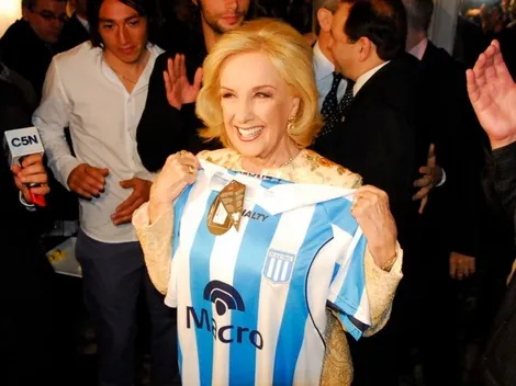 No podía faltar: hasta Mirtha Legrand festejó el título de Racing