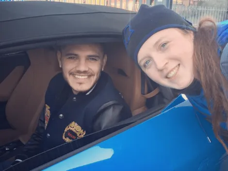 Furiosa porque no juega Icardi, una fanática de Inter se sacó una selfie con el burro de Spalletti