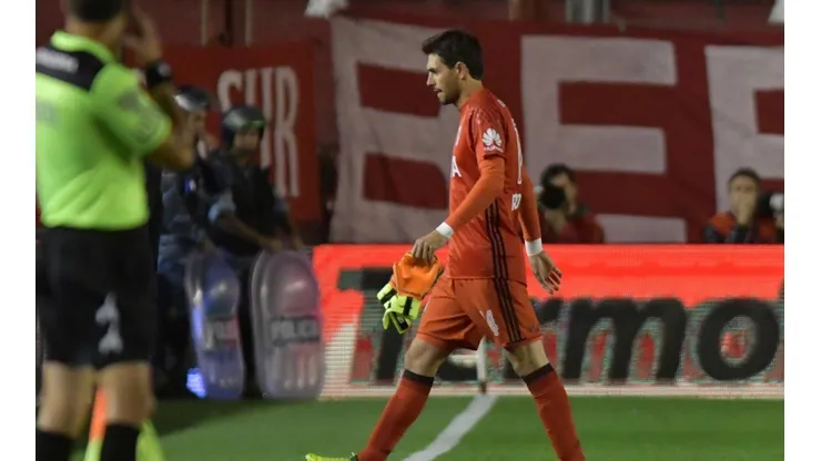Germán Lux, arquero de River.