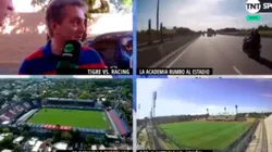 Hincha de Tigre en plena entrevista: "Quiero que gane Racing"