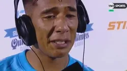 El llanto de Matías Zaracho.