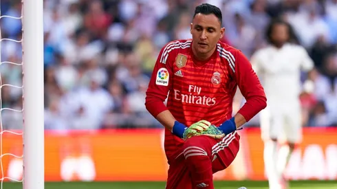 Keylor se quedó en el banco del Real Madrid.