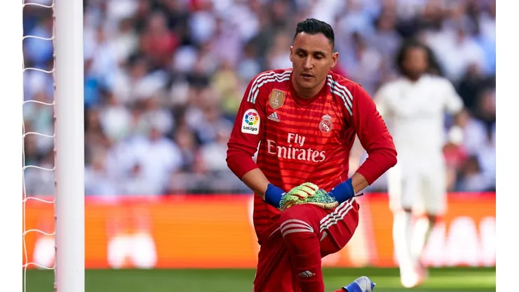 Keylor se quedó en el banco del Real Madrid.