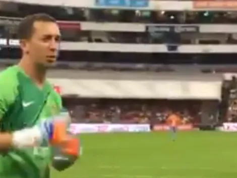 Salió un video de Marchesín trolleando a Tigres en el medio del partido