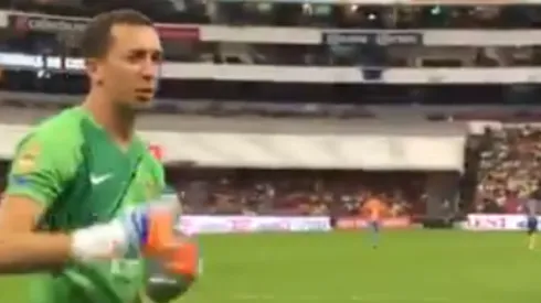 Marchesín, otro que se burla del adversario.