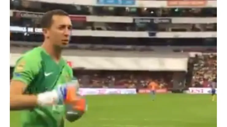 Marchesín, otro que se burla del adversario.