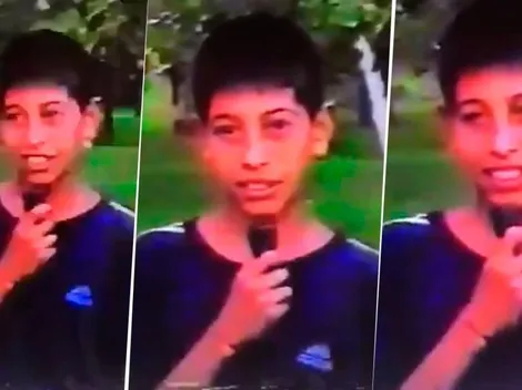 Se viralizó un video de Andrada contando donde soñaba jugar a los 11 años