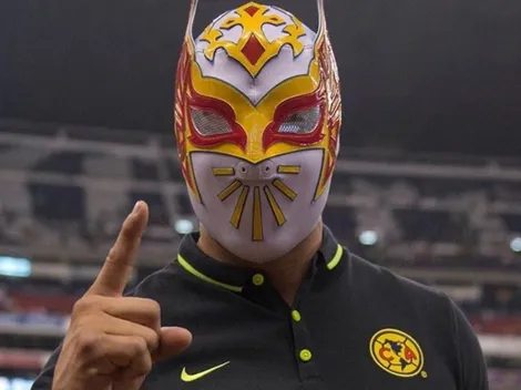 El "Sin cara" volvió a demostrar su pasión por el América