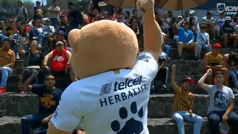 Gran gesto: Los jugadores de Pumas fueron a alentar al femenil en el Clásico Capitalino