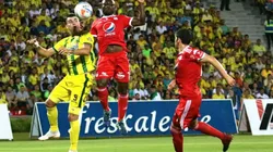 Más expulsados que goles: Bucaramanga y América de Cali no se sacaron ventajas