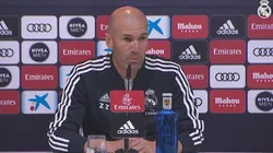 Zinedine Zidane fue totalmente claro.