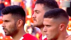 Minuto de silencio en Independiente.