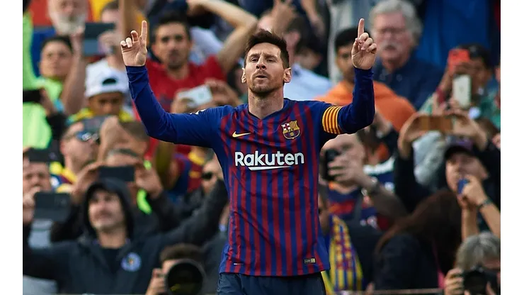 Foto de Lionel Messi, jugador de Barcelona.