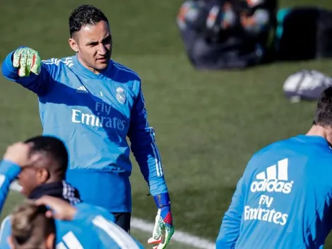 Se lesionó Courtois pero los hinchas del Real Madrid están con Keylor Navas