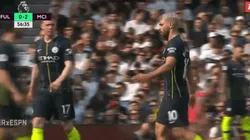 Foto de Sergio Agüero, jugador de Manchester City.