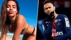 Neymar subió una foto a puro amor para saludar a Anitta por su cumpleaños en Instagram