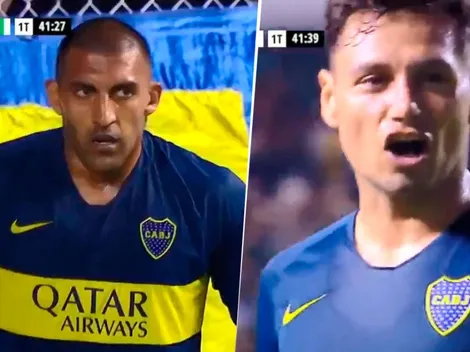 Ningún enojo: Wanchope no se la dio pero Zárate lo bancó igual