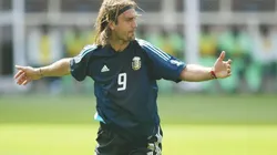 Batistuta, un histórico de la Selección Argentina.