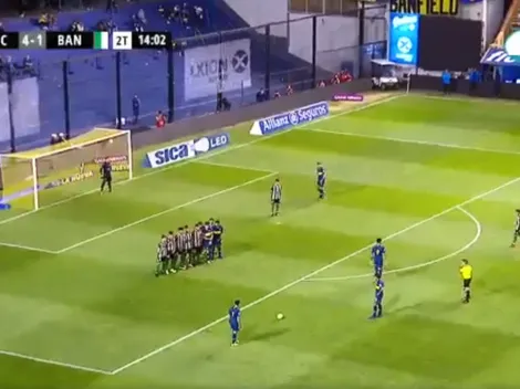 A lo Pavón: el golazo de tiro libre del 7 de la Reserva de Boca