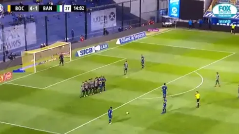 A lo Pavón: el golazo de tiro libre del 7 de la Reserva de Boca