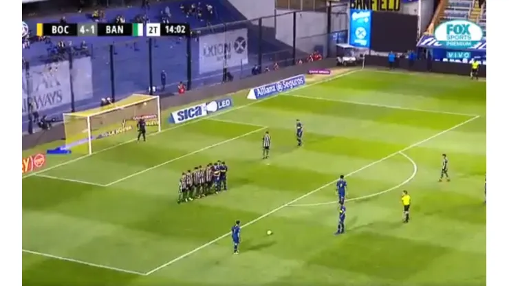 A lo Pavón: el golazo de tiro libre del 7 de la Reserva de Boca