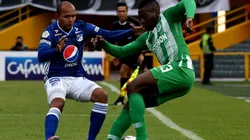 El duelo entre Atlético Nacional y Millonarios.