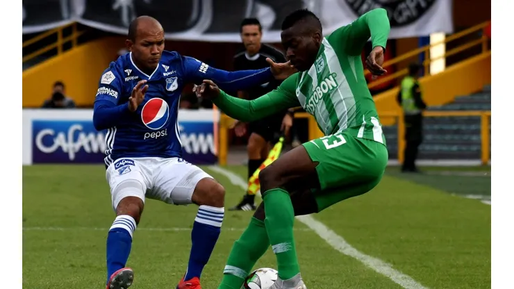 El duelo entre Atlético Nacional y Millonarios.