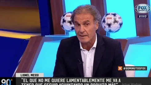 Foto de Ruggeri en el programa.