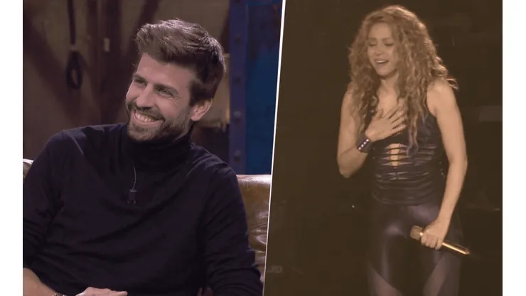 Foto de Shakira cuando vio a Piqué.