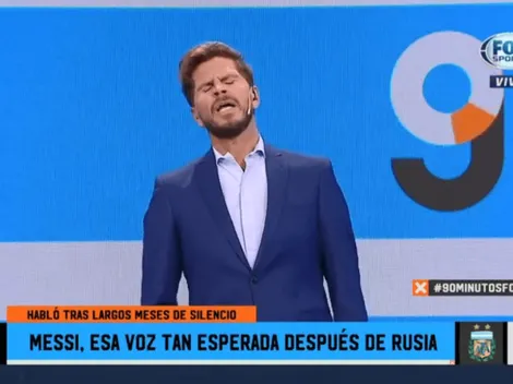 Tras escuchar a Messi, Vignolo abrió Fox Sports con un pedido especial