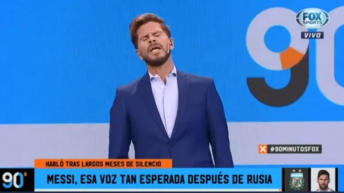 Tras escuchar a Messi, Vignolo abrió Fox Sports con un pedido especial