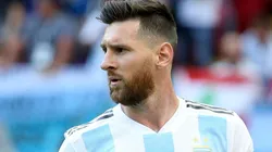Foto de Lionel Messi, jugador de la Selección Argentina.