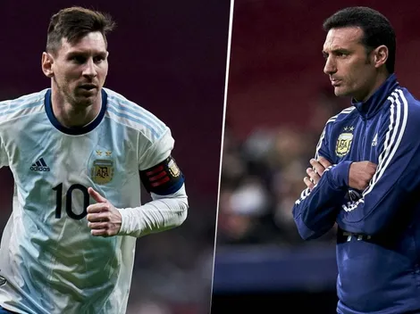 Messi y la linea de 5 de Scaloni: "Me sorprendió, pero probó"
