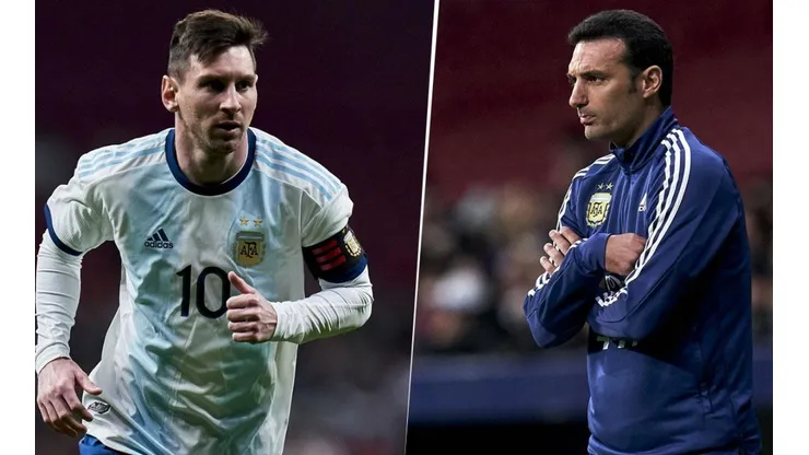Messi y la linea de 5 de Scaloni: "Me sorprendió, pero probó"